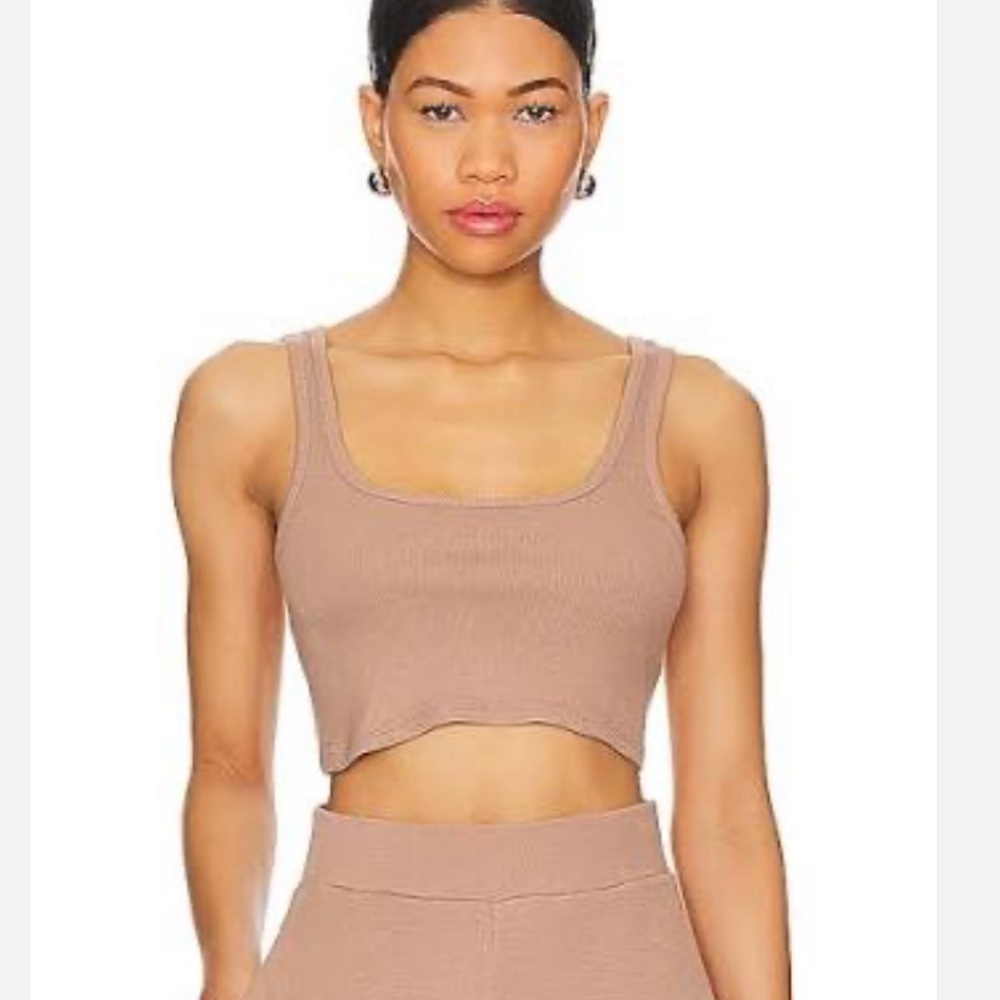 WELLBEING + BEINGWELL Acadia Tank in Fresco Brown